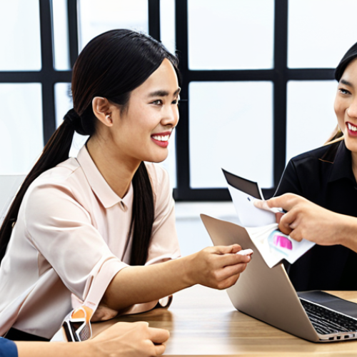 Home 14 **
Prompt: *Diverse group of Vietnamese professionals networking at a modern co-working space. Some are exchanging business cards, others are collaborating on laptops. Bright, open atmosphere. Concept: Expanding professional connections.*
**