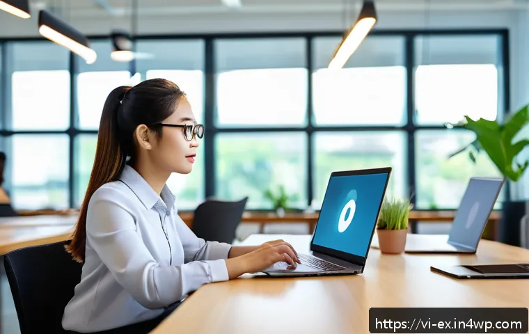 T자형 전문성과 지속 가능성의 관계 - A modern office scene featuring a diverse Vietnamese professional woman in smart casual attire, conf...